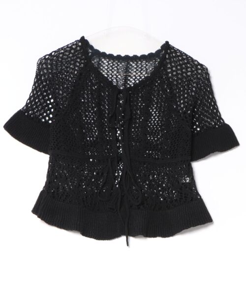 CLANE（クラネ） ニット セーター CLANE W FACE RIBBON CROCHET KNIT