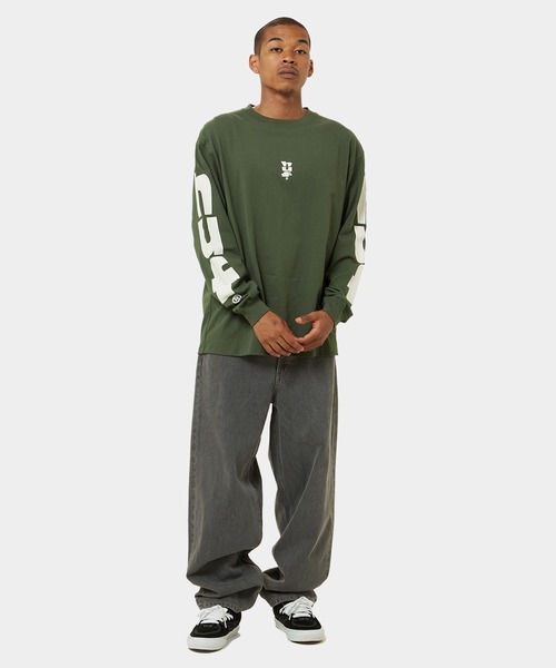 「HUF」 長袖Tシャツ X-LARGE ブラック メンズ_画像7