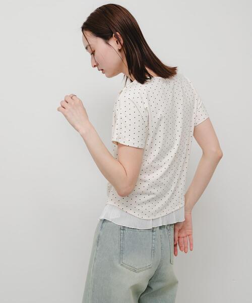 SENSE OF PLACE by URBAN RESEARCH tシャツ フリルドレープトップ