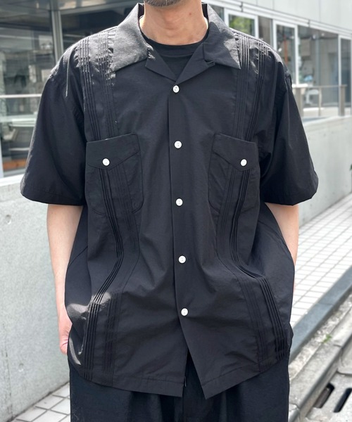 HOUSTON（ヒューストン） tシャツ CUBA SHIRT キューバシャツ メンズ 