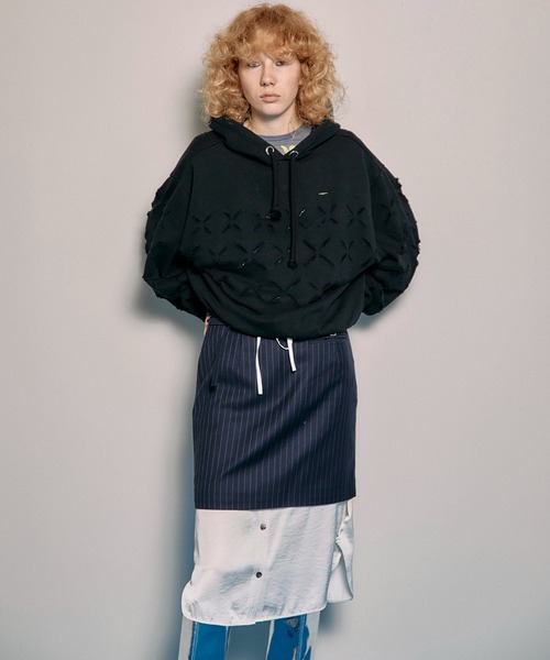 「MAISON SPECIAL」 スカート FREE グレー レディース_画像9