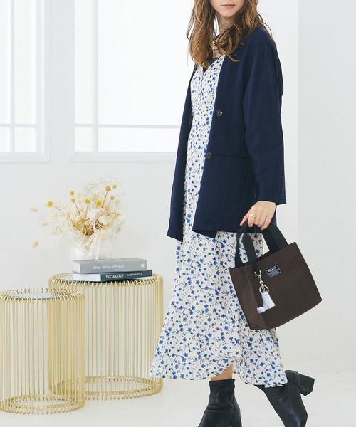 「PAUL & JOE ACCESSOIRES」 ハンドバッグ FREE ブラウン レディース_画像9