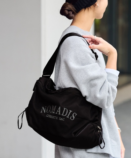 NOMADIS ブラック ショルダーバッグ NOMADIS 【公式通販】