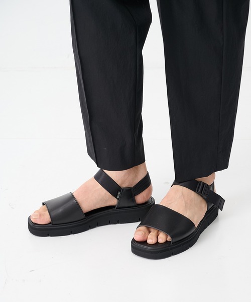 foot the coacher ブラックサンダル foot the coacher（フットザコーチャー） サンダル 「foot the coacher