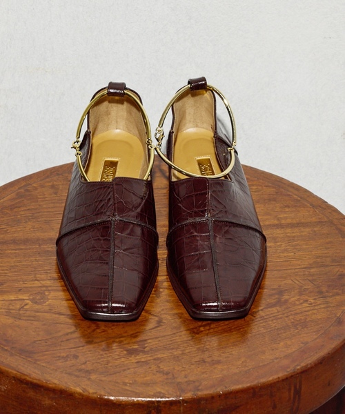 「GRISE」 シューズ 24cm ブラウン レディース_画像9