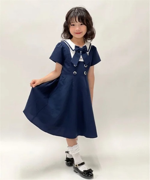 axes femme（アクシーズ ファム） ワンピース リボンセットセーラー