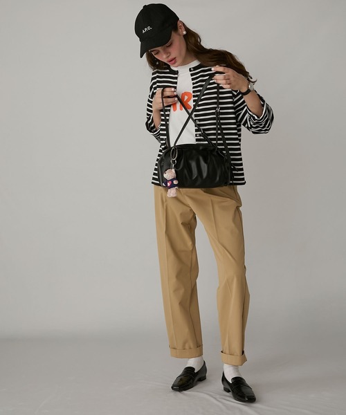 「BONLECILL Marche」 トートバッグ FREE ダークブラウン レディース_画像6
