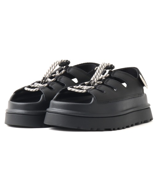 「UGG」 フラットサンダル 25.0cm ブラック レディース_画像9
