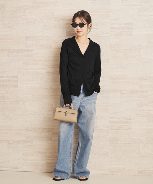 plage（プラージュ） tシャツ Open collar ロンT レディース