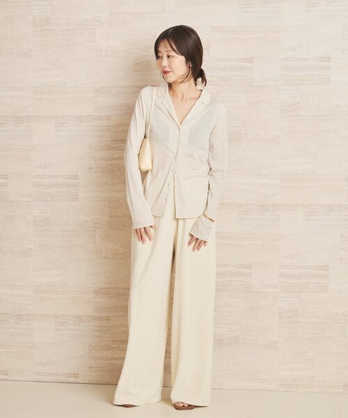 plage（プラージュ） tシャツ Open collar ロンT レディース