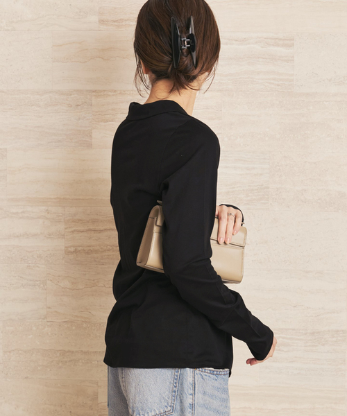 plage（プラージュ） tシャツ Open collar ロンT レディース