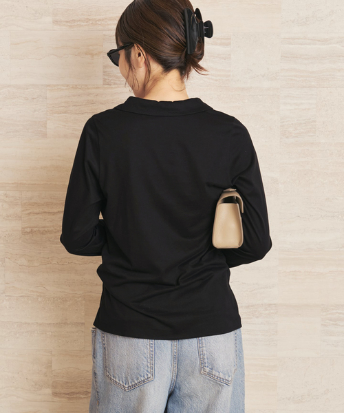 plage（プラージュ） tシャツ Open collar ロンT レディース