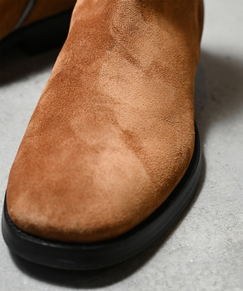 EARLE（アール） ブーツ アール / New side zip boots キップレザー
