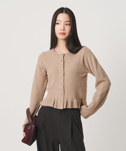 BEAUTY＆YOUTH UNITED ARROWS カーディガン ペプラム ボタン