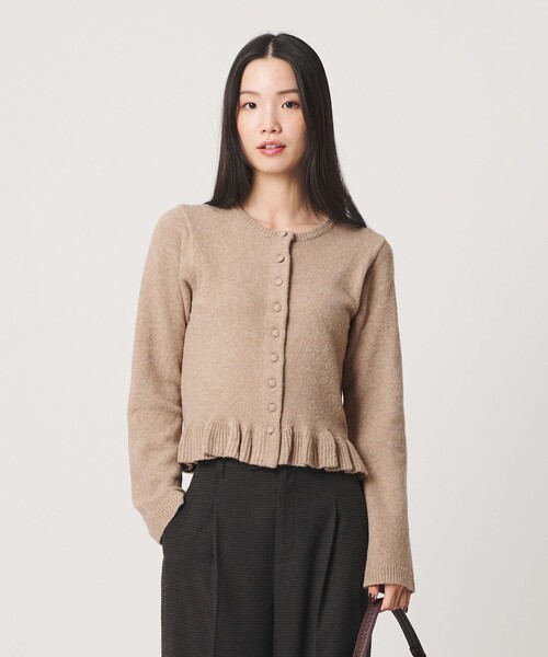 BEAUTY＆YOUTH UNITED ARROWS カーディガン ペプラム ボタン