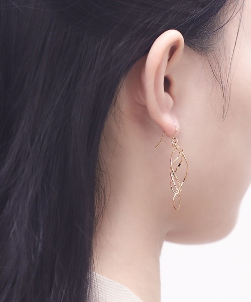 BLOOM（ブルーム） uvカット ピアス K10 イエローゴールド ピアス 