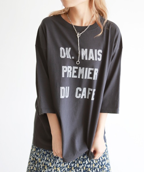 tシャツ Tシャツ OKグラフィックロゴBIGTシャツ【手洗い可能】◆ | SLOBE IENA | 02