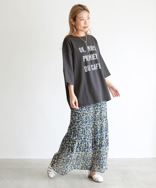 tシャツ Tシャツ OKグラフィックロゴBIGTシャツ【手洗い可能】◆ | SLOBE IENA | 03