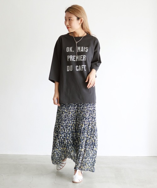 tシャツ Tシャツ OKグラフィックロゴBIGTシャツ【手洗い可能】◆ | SLOBE IENA | 18