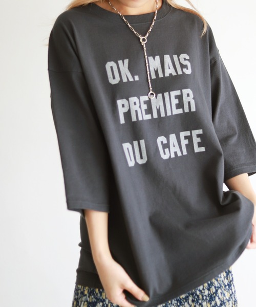 tシャツ Tシャツ OKグラフィックロゴBIGTシャツ【手洗い可能】◆ | SLOBE IENA | 19