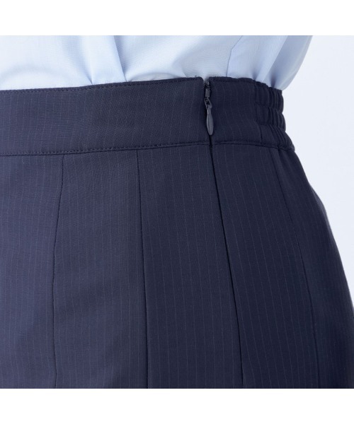SUIT SELECT サマンサ コラボ ネイビー スカート 洗える ストレッチ SUIT SELECT スカートスーツ 「セットアップ対応」「SUIT