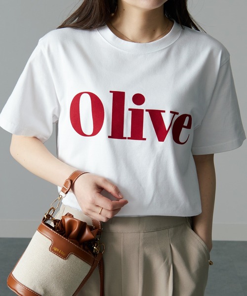 RANAN（ラナン） tシャツ フロッキープリントロゴTシャツ レディース