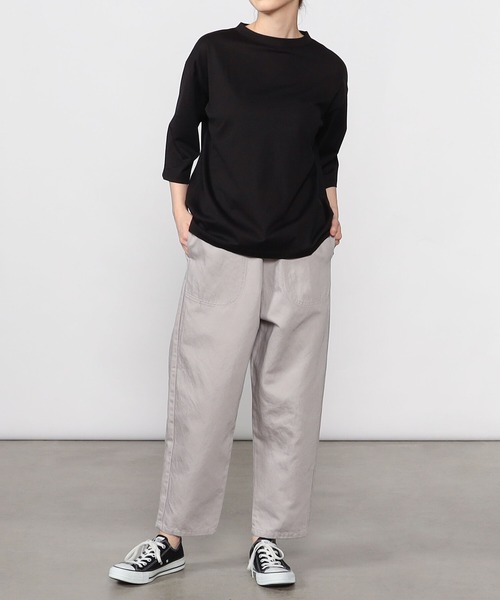 パンツ DANTON | コットンリネンツイル イージーパンツ WOMEN|ZOZOTOWN |03