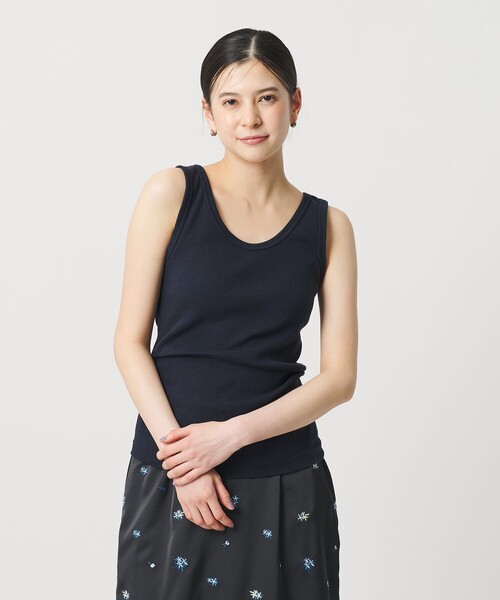 BEAUTY＆YOUTH UNITED ARROWS タンクトップ ノースリーブ コットン