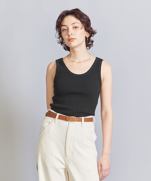 BEAUTY＆YOUTH UNITED ARROWS タンクトップ ノースリーブ コットン