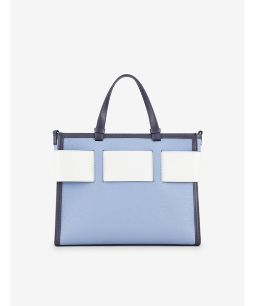 バッグ ハンドバッグ 【A|X アルマーニ エクスチェンジ】BOXロゴバックル　ミディハンドバッグ A|X アルマーニ エクスチェンジ ARMANI