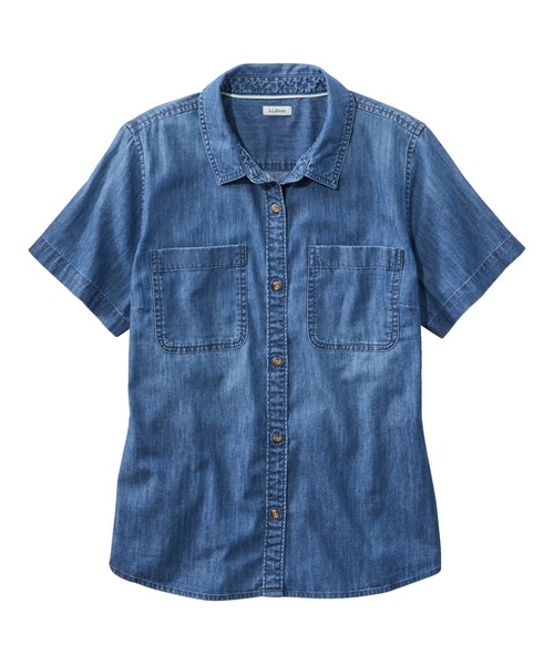 エルエルビーン ヘリテージ ラインド シャツ デニム裏ボア「未使用品」最終値下げ L.L.Bean ブラウス シャツ エル・エル・ビーン・ヘリテージ