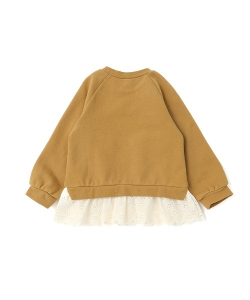 Biquette Club トレーナー リボン裾フリルトレーナー キッズ 子供服