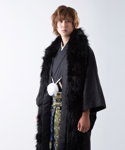 KIMONOMACHI ストール マフラー メンズ ロング ファーショール