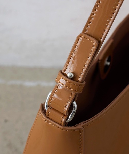 キャメル バッグ（バッグ、小物素材：エナメル）のおすすめ人気商品  