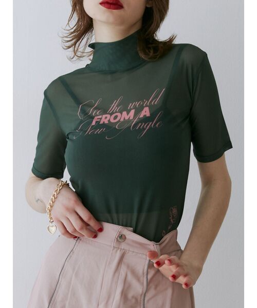 jouetie tシャツ ハーフスリーブタトゥーシアートップス