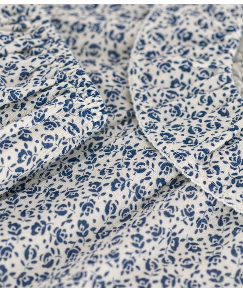 PETIT BATEAU ワンピース ダブルガーゼワンピース＆ブルマセット