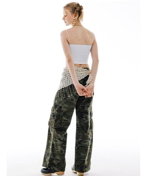 パンツ カーゴパンツ 韓国ブランド runningHIGH ランニングハイ  