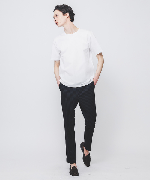 ABAHOUSE GRAY tシャツ 「COOL DRYMAX」シルケットカノコTシャツ