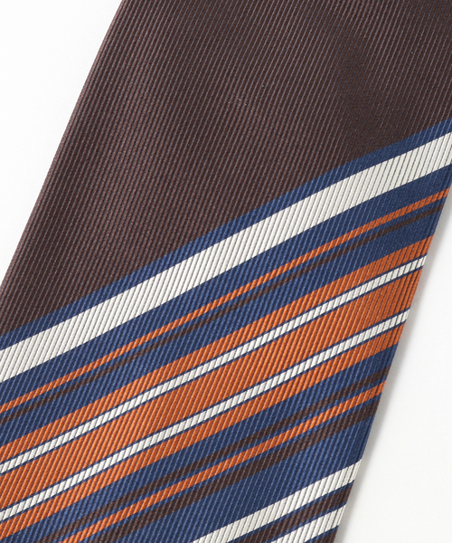 EDIFICE（エディフィス） ネクタイ PB レジメンタルマルチストライプ