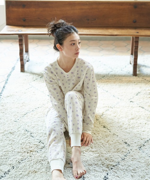 JEMORGAN LONG JOHNS ルームウェア　3点セット 楽天市場】JEMORGAN レディース ジェーイーモーガン ワッフル 花