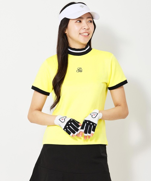 TopIsm（トップイズム） ゴルフ モックネックシャツ 半袖 ゴルフウェア