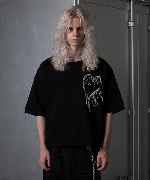 GRANCY】Scribble Graphic Pigment Tee / スクリブル