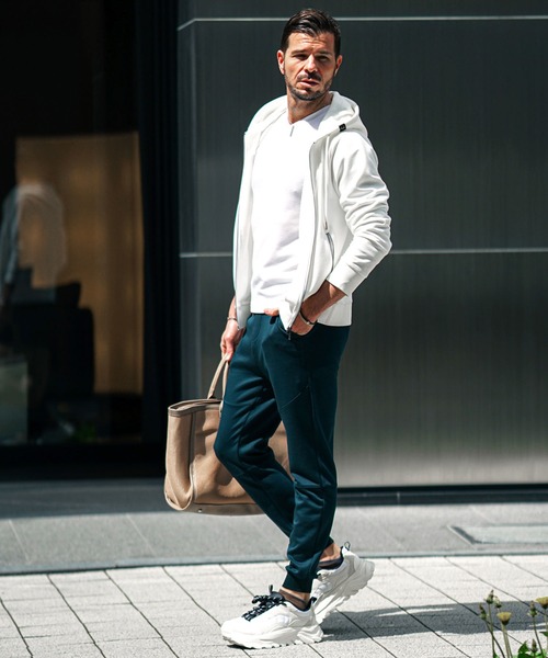SOMEDIFF スウェットパンツ ジャージ 「SOMEDIFF」接触冷感ノー