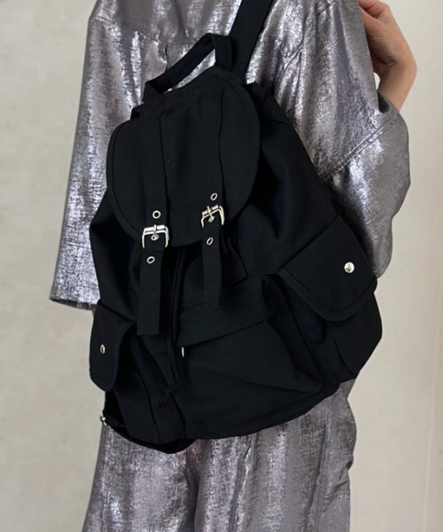 Per sist ence（パーシエンス） デイバック リュック 帆布ダブルベルト