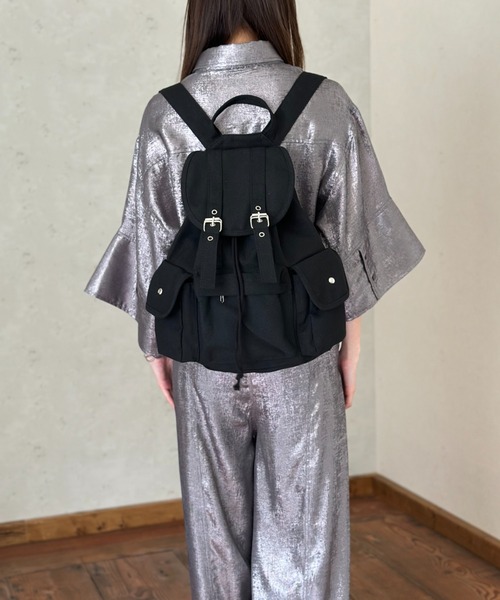 Per sist ence（パーシエンス） デイバック リュック 帆布ダブルベルト