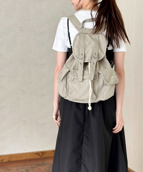 アンティーク リュック 希少品 2 Per sist ence（パーシエンス） デイバック リュック 帆布ダブルベルト