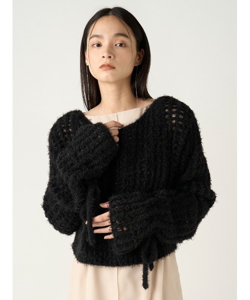 FRAYI.D☆フェザーメッシュニット FRAY I.D ニット セーター フェザーメッシュニット レディース