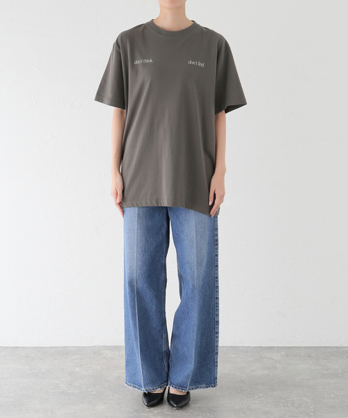 tシャツ 「別注」「SKIN/スキン」dont think T-SHIRTS：Tシャツ レディース SKIN(Swatch) tシャツ 「別注」「SKIN/スキン」dont think T