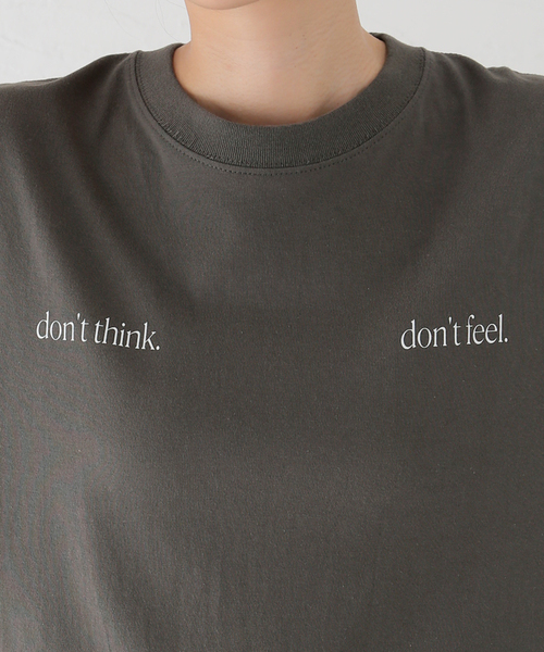 tシャツ 「別注」「SKIN/スキン」dont think T-SHIRTS：Tシャツ レディース SKIN(Swatch) tシャツ 「別注」「SKIN/スキン」dont think T