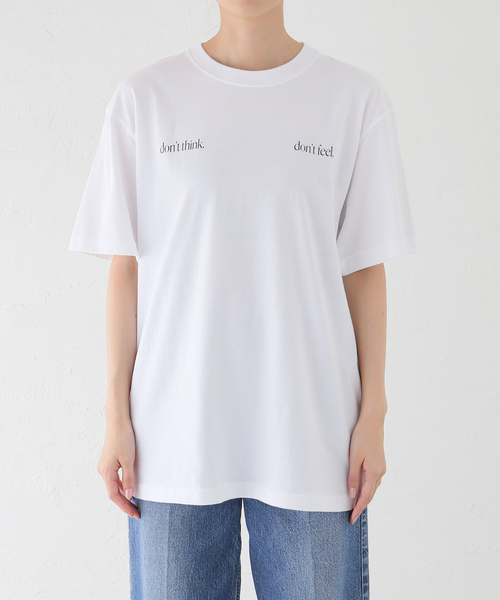 tシャツ 「別注」「SKIN/スキン」dont think T-SHIRTS：Tシャツ レディース SKIN(Swatch) tシャツ 「別注」「SKIN/スキン」dont think T